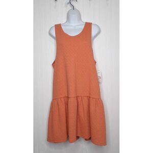 Free People‎ Mini Tank Dress Perpetual Sunset Size Small Sleeveless Scoop Neck